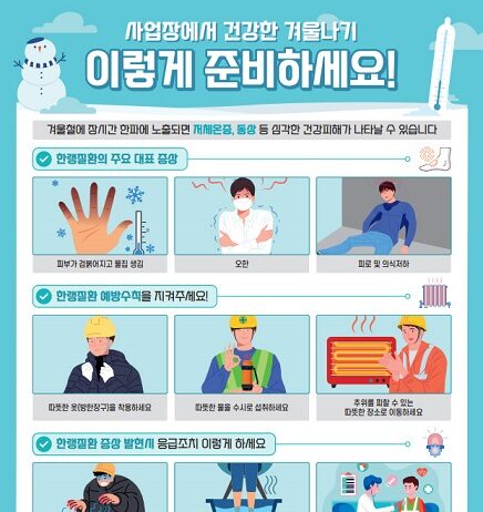 일자리 참여자 한랭질환 예방대책 추진